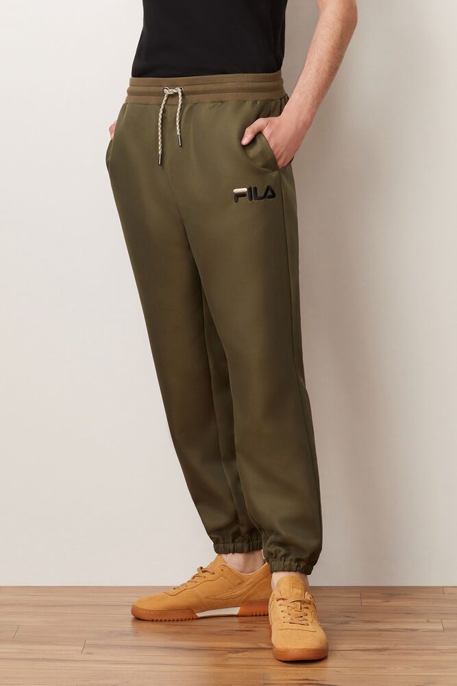 Fila Jupiter Pants Olive - Mens - 14859CWYJ